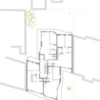 Urban Topos, Wohnbau, Appartments, Grundriss, Obergeschoss, 1.OG, Plan