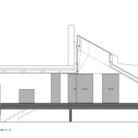 Rooftop 02, Dachgeschossausbau, Wohnbau, Schnitt, Plan
